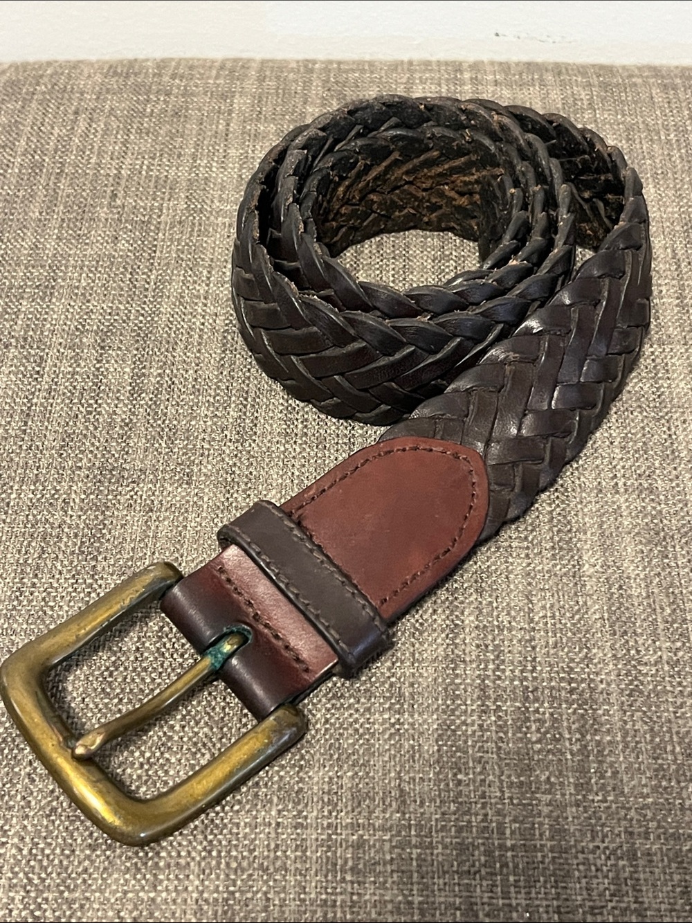 GAP Classic Braided Leather Belt – Duo-Tone